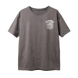 Comfort Wash Men’s Gray Casual Minimalist Graphic T-Shirt Size Medium